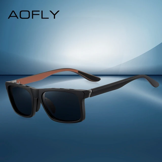 AOFLY TR90 Polarized Sunglasses for Men UV Protection Anti-Glare Sun  Glasses Women Classic Style for