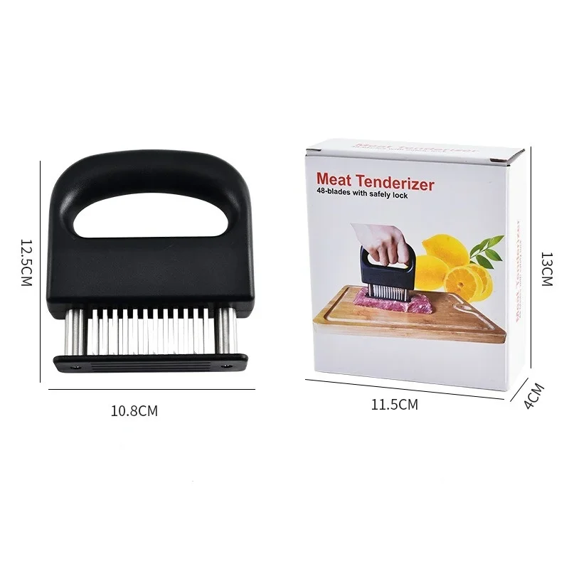 Meat Tenderizer with 48 Stainless Steel Blades Ultra Sharp Needle Tenderizer for Tenderizing Steak Beef Kitchen Gadgets Accessor Kitchen