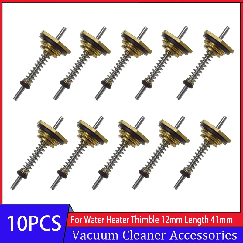 Gas Boiler Valve 10 Pcs Gas Boiler Water Linkage Valve Thimble 12mm Length 41mm for LPG Water Heater Valve Home Appliance