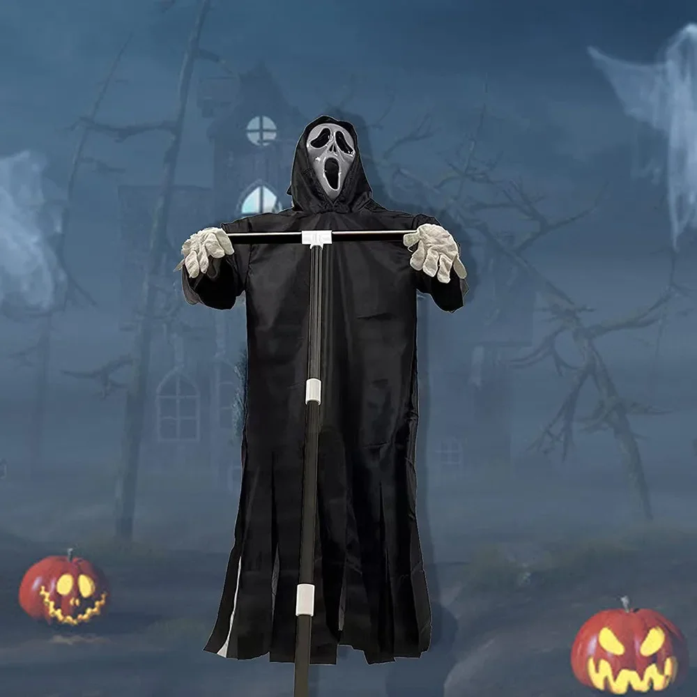 Halloween Decorations Creative Funny Faces Party Supplies Funny Hanging Ghosts Countryside Protection Scarecrow Outdoors Decor