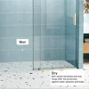 56" - 60" W x 76" H Frameless Soft-closing Single Sliding Shower Door, 1/4" (6mm) Tempered Glass with Explosion-proof Coating 6