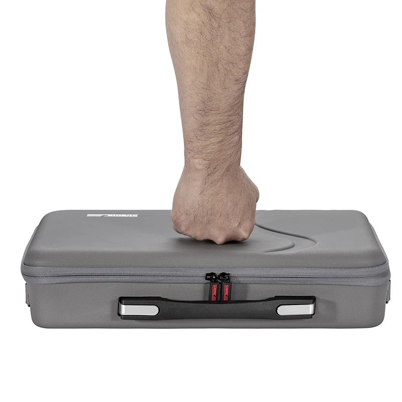 Étui de transport PU pour DJI RS5, sac à bandoulière gris