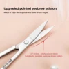 IMAGIC Eyebrow&Eyelash&Nose Cuticle Scissors Professional Removal Grooming Shaping Shaver Trimmer Tools for Makeup Accessories 2