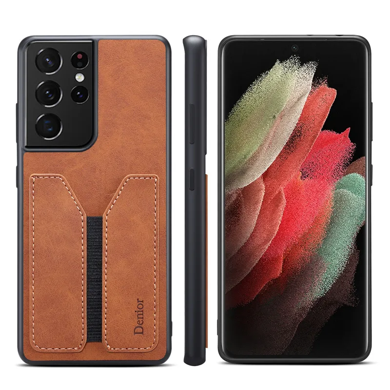 Premium Soft Leather Phone Case with Card Slot Holder
