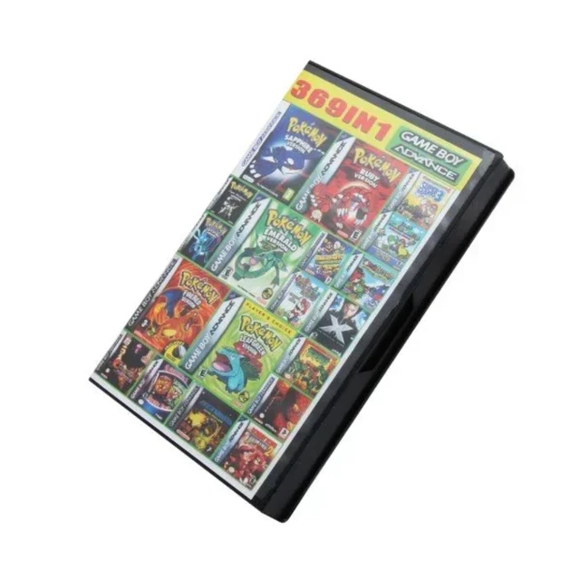 369 In 1 GBA 32 Bit Game Cartridge Card for GBA GBA/SP NDS Pokemon Retro Games English Language 2