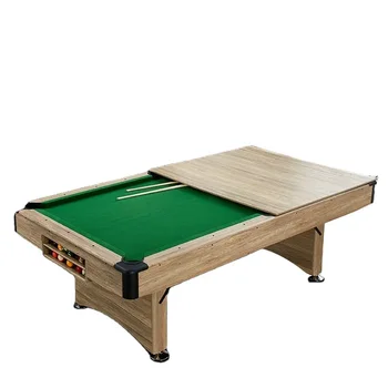 2 in 1 Convertible Wooden Home Use Dinning Table Custom Foldable Legs 7FT 8ft Folding Snooker Pool Billiard Table For Sale