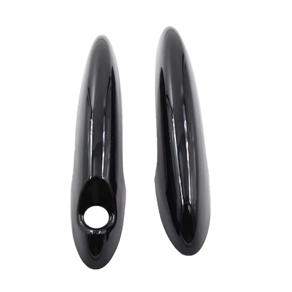 Für BMW MINI Cooper S R50 R52 R53 R55 R56 R57 R58 R59 R61 Glänzend schwarze oder Carbonfaser-Türgriffabdeckung – Detail 1