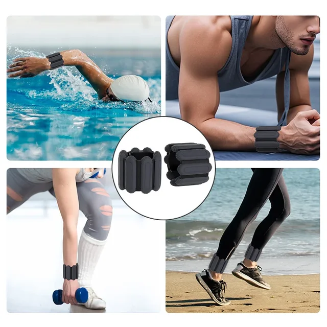 Adjustable wrist weight for men and women, for home gym exercise, walking, running, travel, pilates, yoga, sports, bar, strength 2