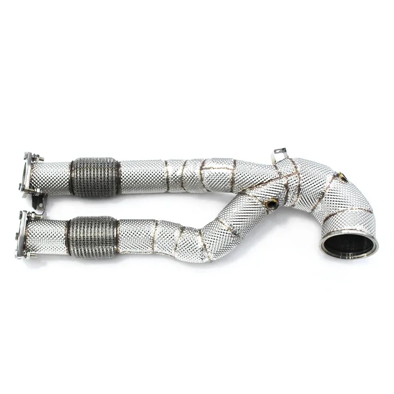 Testata Collettore Turbo Motore In Acciaio Inox Per Audi Rs3 2.5T 2016-2022 Downpipe Catless Ad Alte Prestazioni