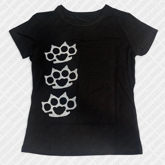 T-shirts graphiques Vintage des années 90 Y2k, vêtements gothiques pour femmes Emo, T-shirts à manches longues pour femmes, vêtements Star Girl Y2k 1