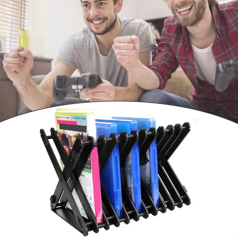 Playstations4 게임 디스크 랙 PS4s PS5s 디스크 스토리지 디스플레이 스탠드, 브래킷 홀더 액세서리 PS4s 슬림 프로 게임 디스크 박스
