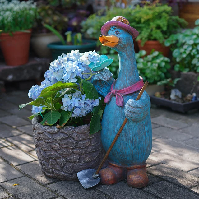Garden Lovely Duck Large Flowerpot