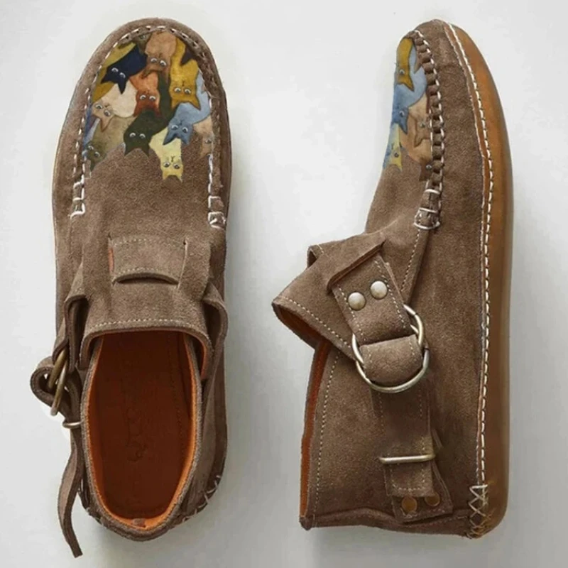 Vintage Boots Cartoon Cat Boots belabylux