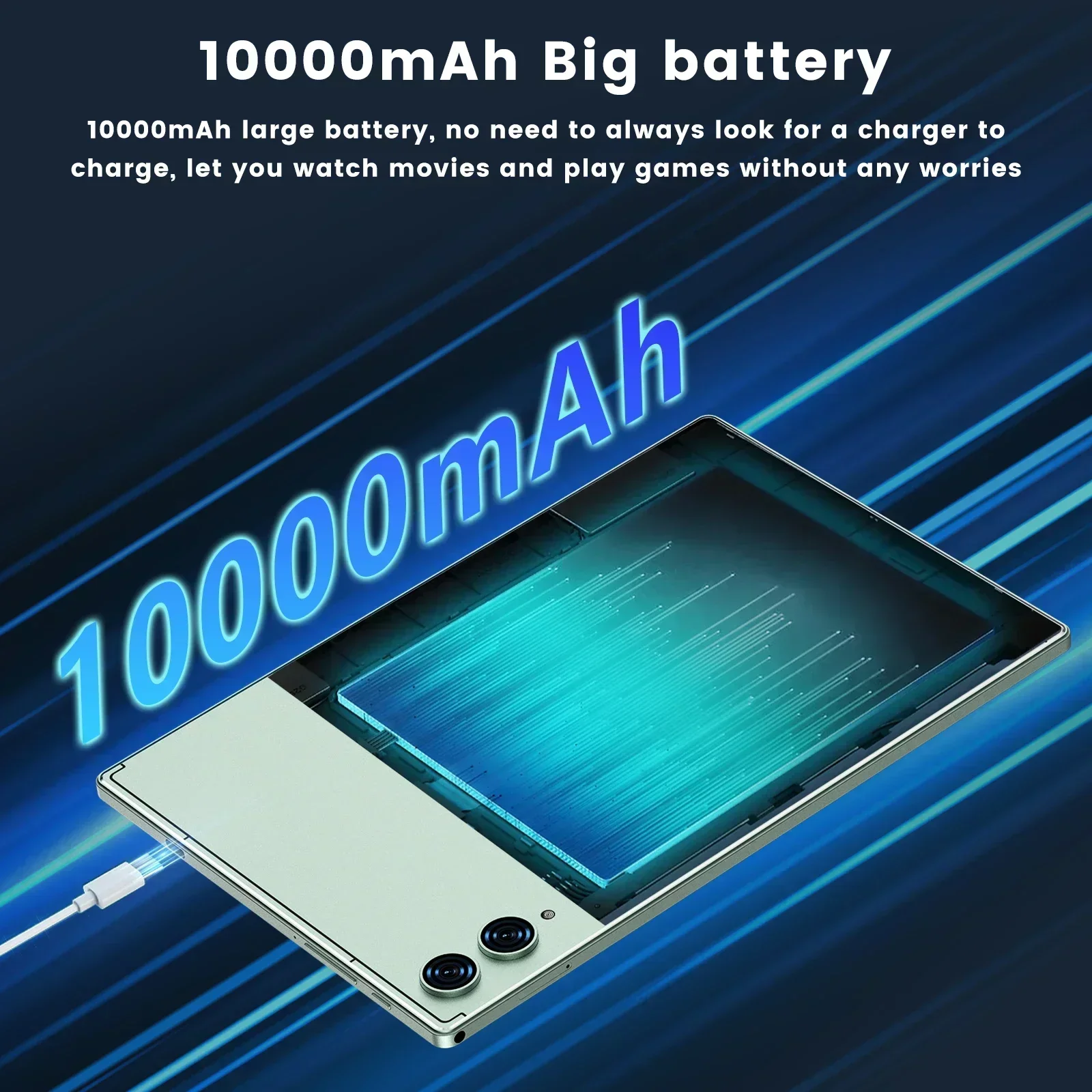New Android 15 Global Version Tablet PC Pad 9 Pro 16GB+1TB 10.1 inch HD 4K Tablet 5G WiFi Dual SIM Card 10000mAh Tablette Google 2