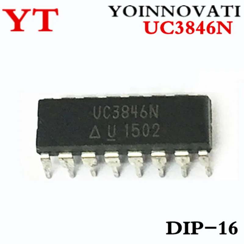 

50 шт. UC3846N UC3846 3846N IC REG CTRLR MULT TOPOLOGY 16DIP DIP-16