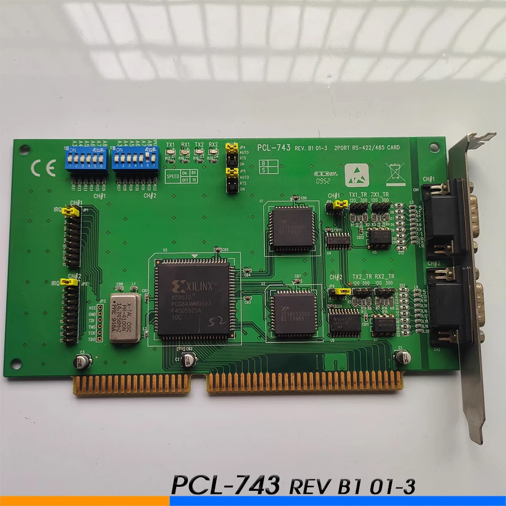 어드밴텍 PCL-743 REV.B1 01-3 2포트 RS422/485 카드용 통신 카드