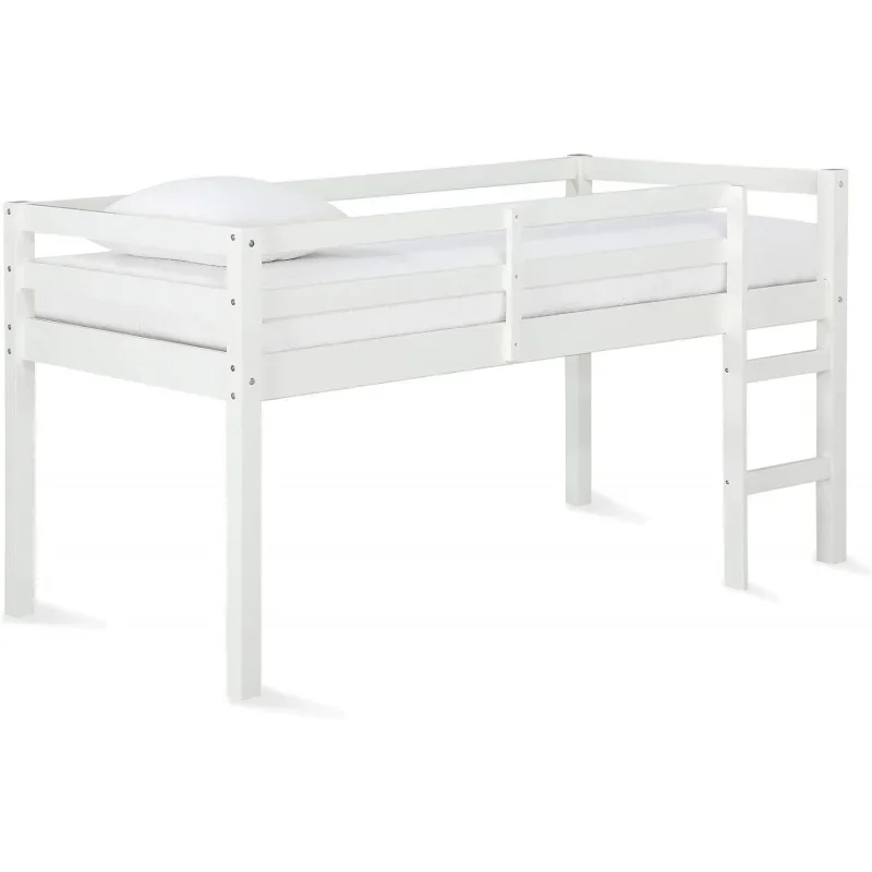 

Dorel Living Milton Junior Twin Loft Bed, White