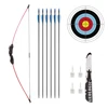 Teens Youth Beginner Outdoor Shooting 45inch Bow   for  Practice Longbow Archery Sport 2