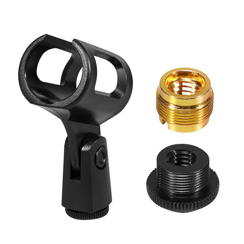 Flexible Copper Threading Mic Holder Universal Microphone Clip Mic