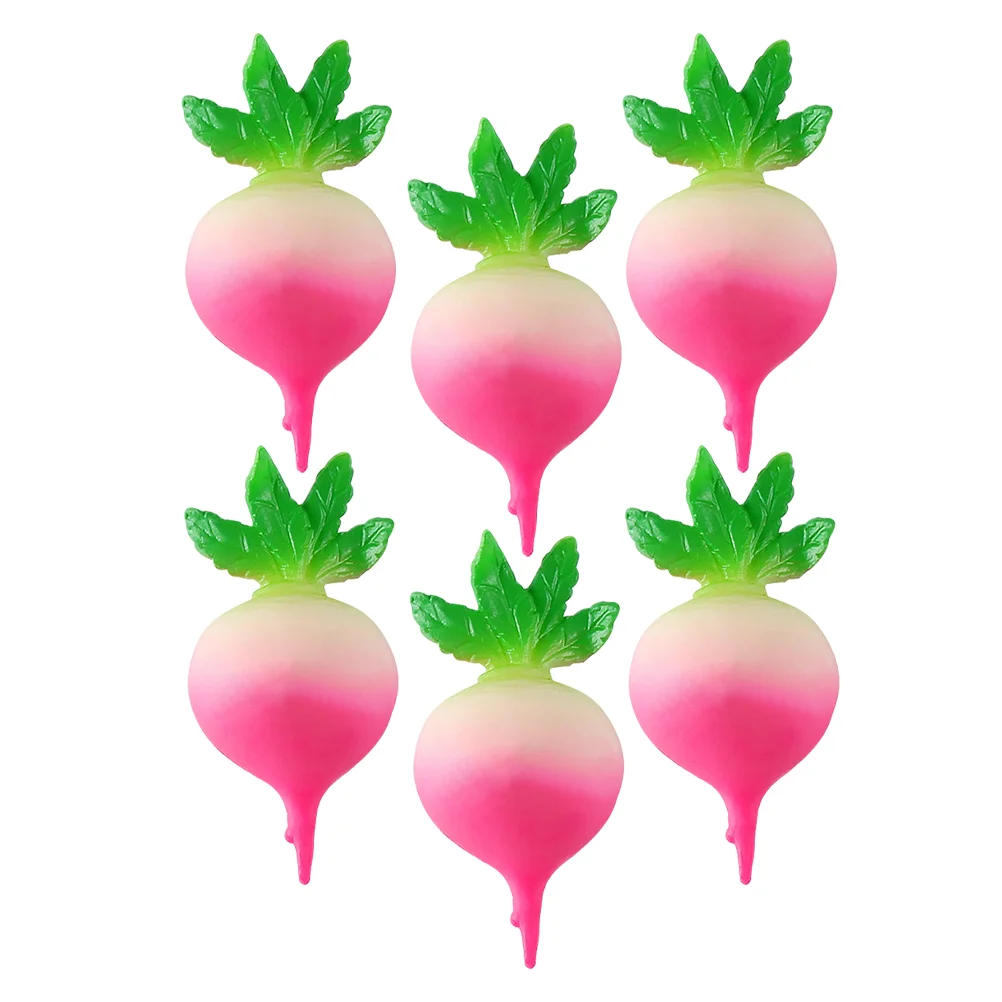 

Artificial Radish Fake Radish Small Carrots Models Simulation Lifelike Vegetable
