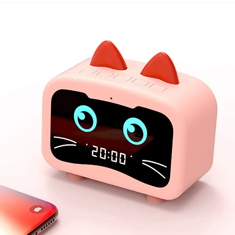 

43523asetooth speaker new yseprivate model mirror csdreative portable alaarmg clock mini small aashudio gift