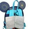 New Loungefly Disney Mickey Mouse Seiqun Women's Backpack Mickey Ear Flash Cosplay Leisure Travel Bag Mini Children's Schoolbag 2