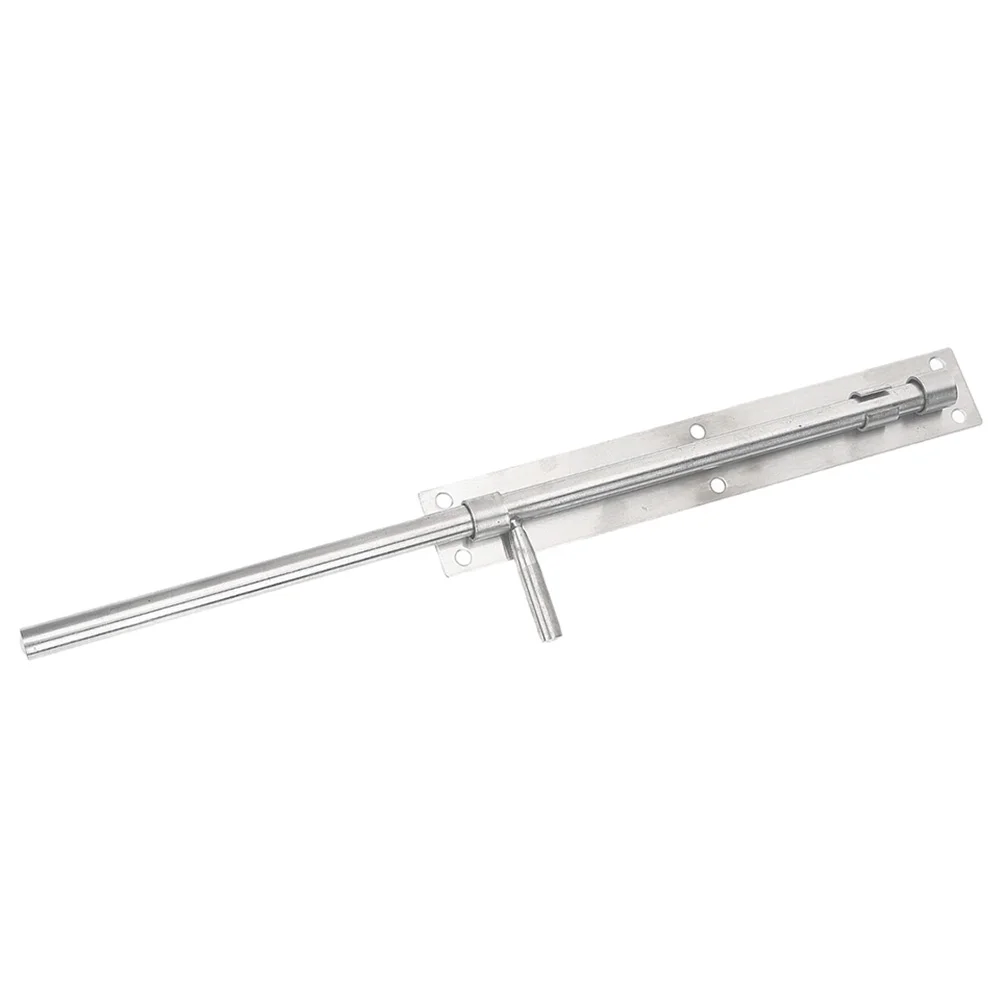Thickened Stainless Steel Floor Latch Door Extended Wooden Welded Iron Surface Sliding Barn Lock Slide Bolt Hardware Gate Shed door latch