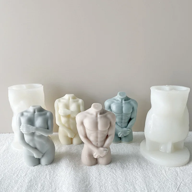 BodyCandleMoldAromatherapyValentinesDayHandmadeGiftCandleMakingSuppliesDIYEpoxy