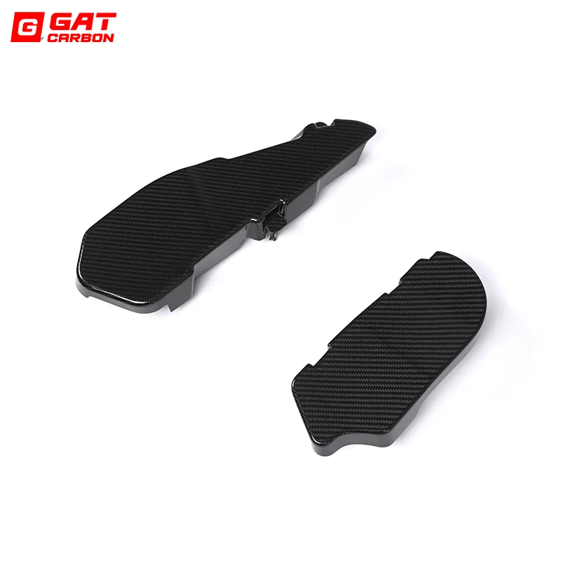 건식 탄소 섬유 ECU 배터리 터미널 커버 엔진 컴 파트먼트 수정 된 릴레이 배터리 커버 BMW G90 M5 용 보호 플레이트