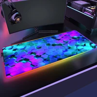 RGB Hexagonal Mouse Pad 900x350 LED Gaming Anime Geometric Luminous Anti-skid Computer Offices Cool Mousepad Desk Mat Laptop Rug - Image 4