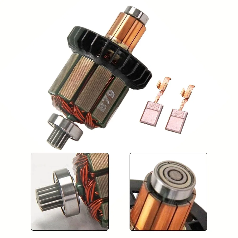 

Carbon Brush 619380-9 Armature For DDF482 DHP482 DHP482RAE DHP482Z DDF482RME DHP482RME DDF482RFE Drill Screwdriver Tools Parts