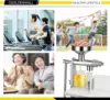 Manual Oil Press Machine Household Seed Oil Press Extractor Peanut Nuts Oil Expeller for Physical Press and Continuous Expelling 6
