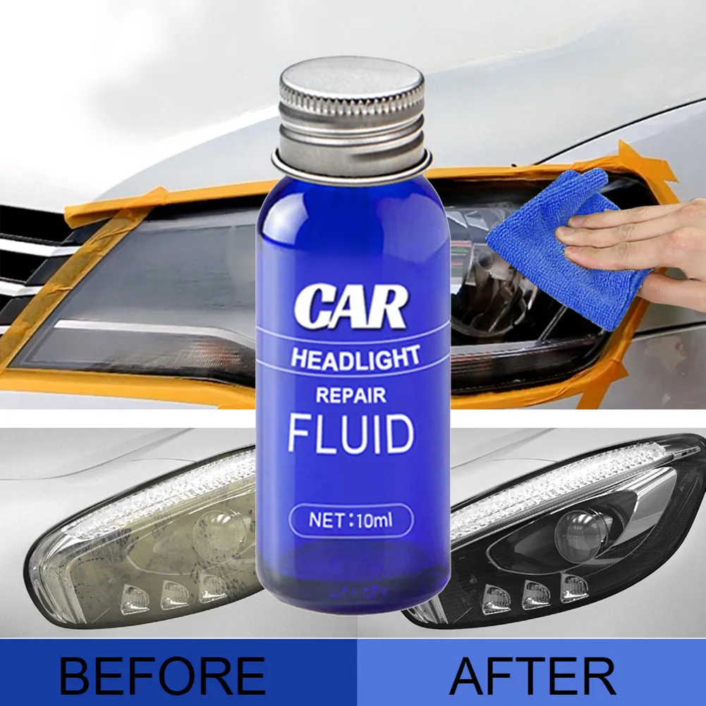 10ml Car Headlight Polishing Agent Scratch Remover Repair Fluid