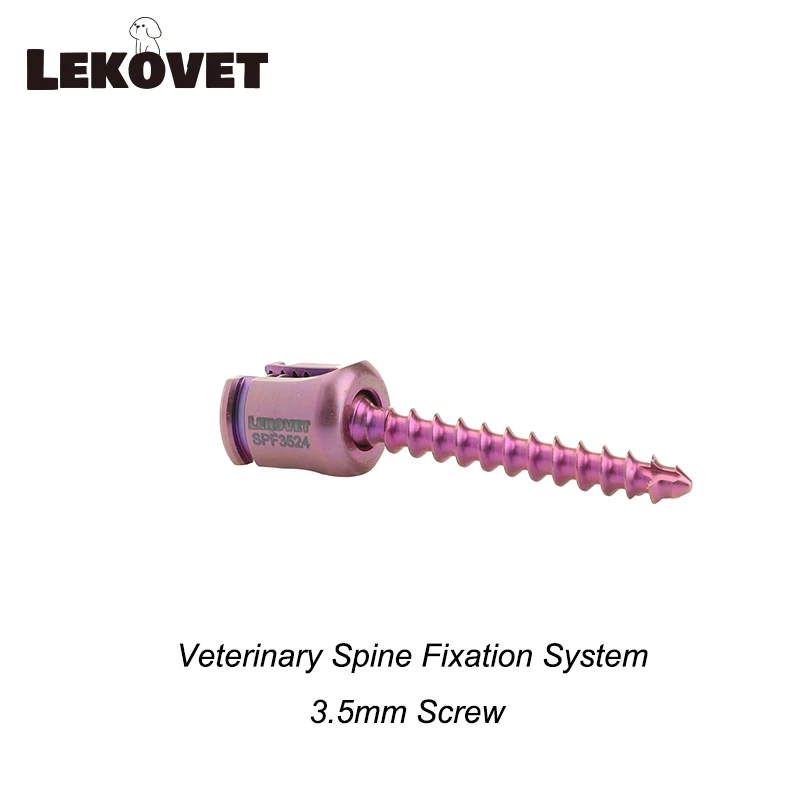 3.5mm pedicle screw Veterinary Spine Fixation System veterinary surgical instruments orthopedic instruments