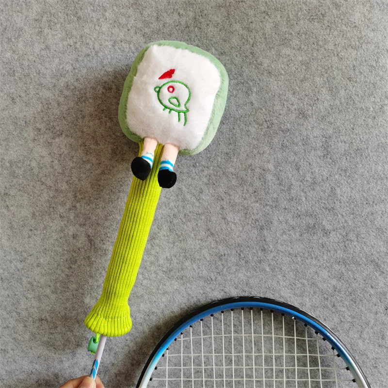 Mahjong Badminton Racket Handle Cover Cartoon Grip Protectors Handcraft Gift