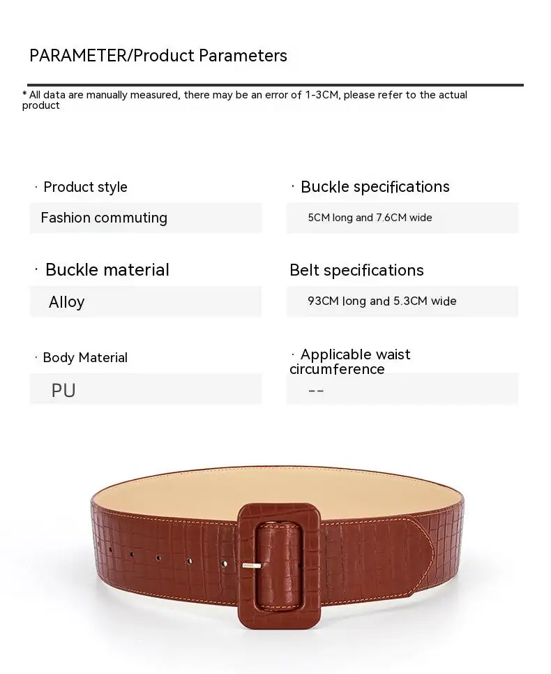 Nuovo cinturino elastico da donna elastico versatile e caldo con vita sottile e ampia selezione di cinture casual decorative Nd_voghion.com