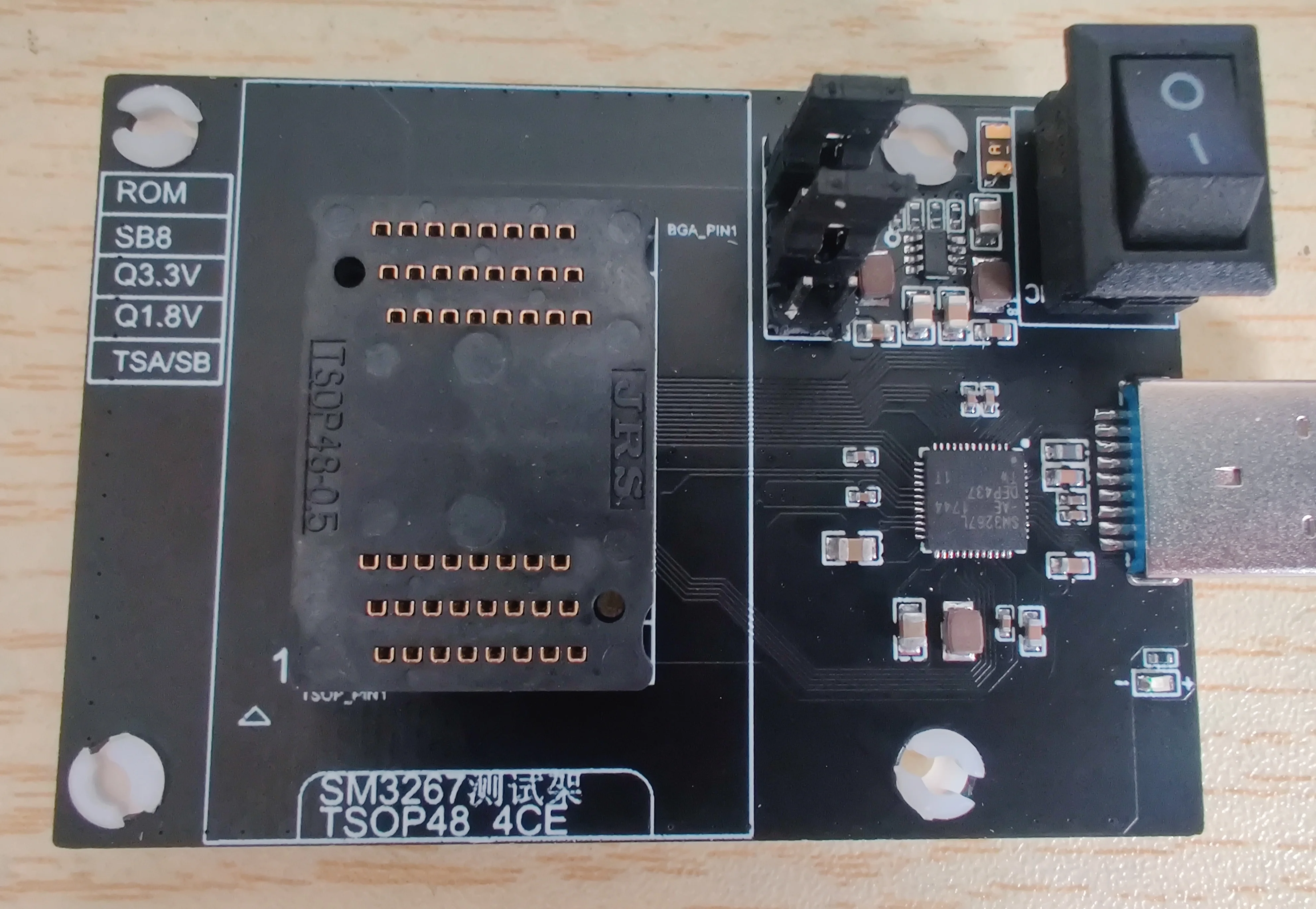SM3267 испытательный стеллаж TSOP48BGA132152 4CE U диск Flash пустой стеллаж для вспышки (art.: 3920bf42550dc) - 3920bf42550dc