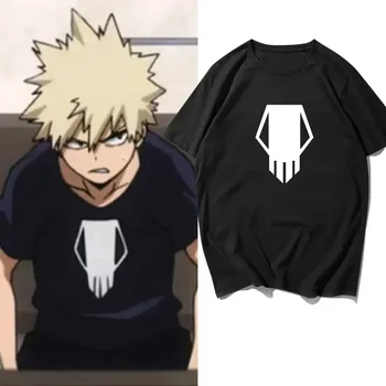 T-shirt Womens Fashion  High Quality Casual Summer My Hero Academia Bakugo Printed Fashion Summer Short Sleeved Harajuku 1