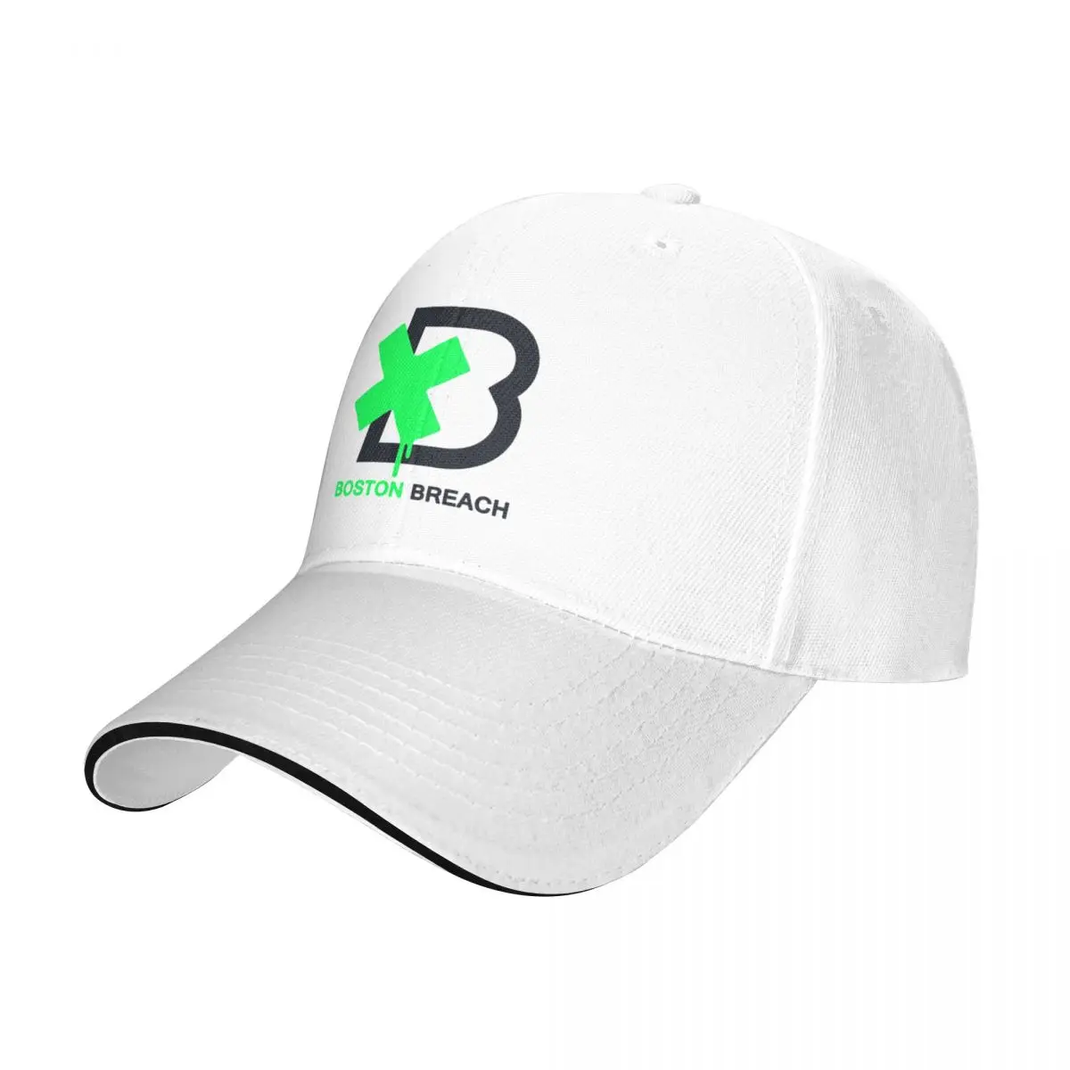 

Boston Breach Merch Logo Baseball Cap Big Size Hat Fashion Beach fishing hat Anime Hat For Man Women's
