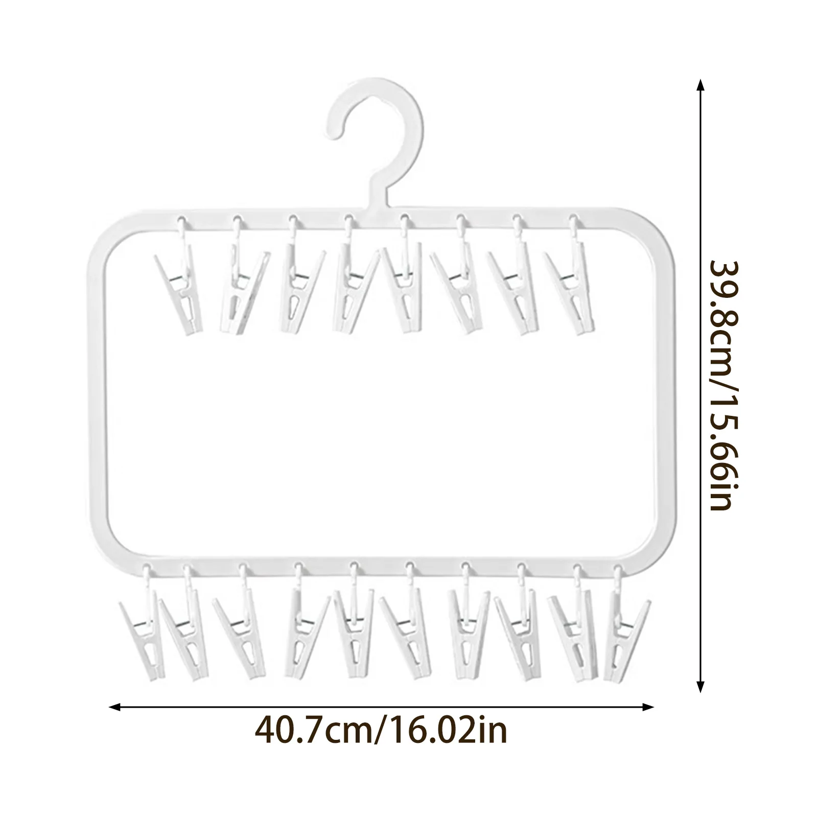 Clothes Hanger for Drying Socks with Sturdy Material Double Layer Clothes Hangers Suitable for Keep Closet Neat and Organized 5