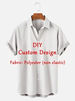 Customized Men's Shirts Summer Hawaiian Short Sleeve Women 3D Custom Design Tops T-shirt Factory Outlet Long Sleeve Shirt 2