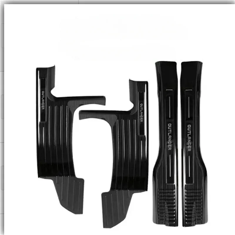 

Автомобильные аксессуары для Mitsubishi Outlander 2013-2020, защитный порог для заднего бампера автомобиля, отделочная панель для подножки, Пыленепроницаемая панель