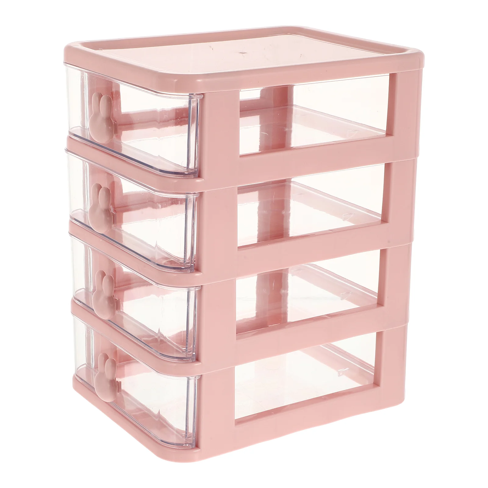 

Drawer Storage Box Desktop Cabinet Organizer Transparent Table Office Stationery Container Plastic Bins