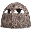 Pop-Up Hunting Ground Blind, 2-4 Person Tent, Hunting Gear, Equipment, and Accessories, 6-Panel Spring Steel 1