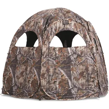 Pop-Up Hunting Ground Blind, 2-4 Person Tent, Hunting Gear, Equipment, and Accessories, 6-Panel Spring Steel 1