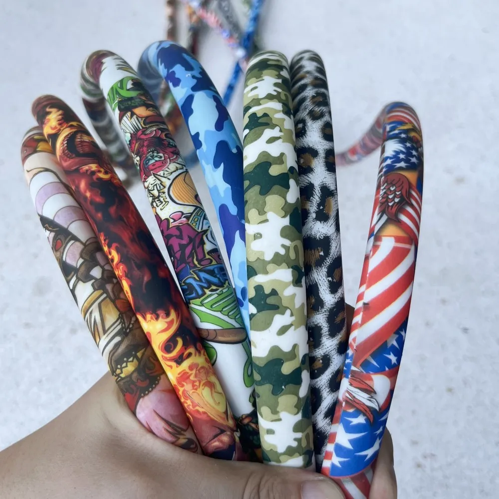 1Pc Random Length:1.5M Colorful Shisha Hoses Hookah Silicone Hose Chicha Narguile Water Smoking Pipe Accessories