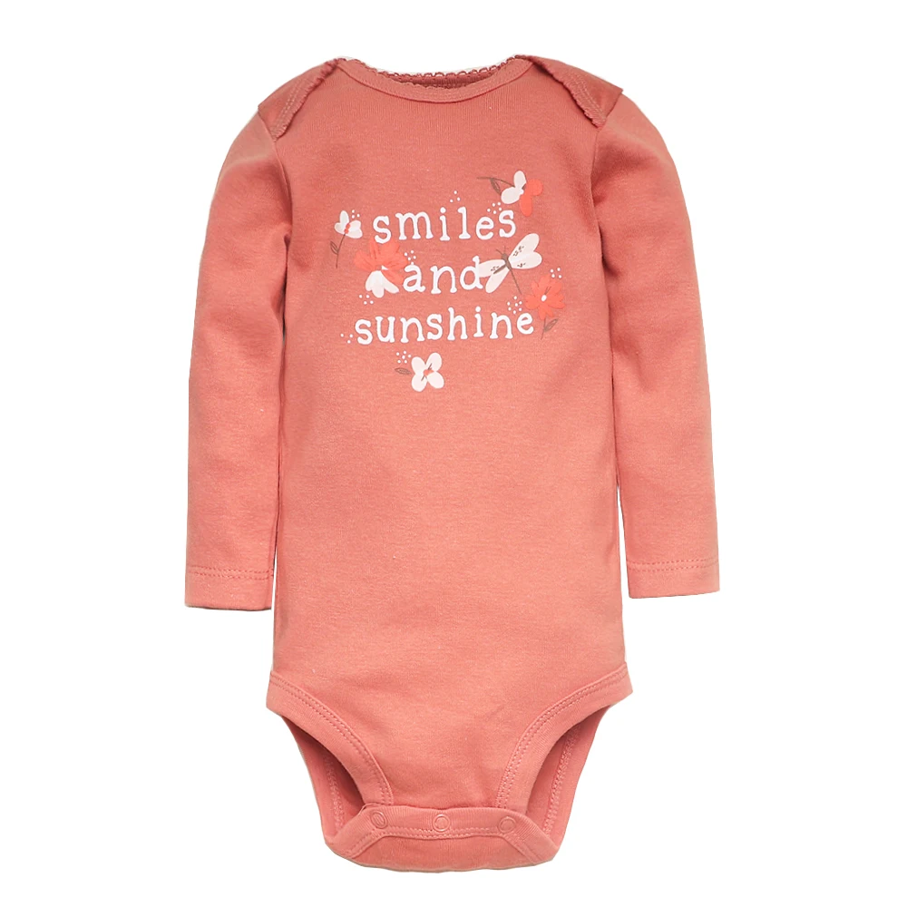 3-5 PCS/LOT Soft Cotton Baby Bodysuits Long Sleeve Newborn Baby Clothing Set Christmas Baby Girls Boys Clothes Infant Jumpsuit 3