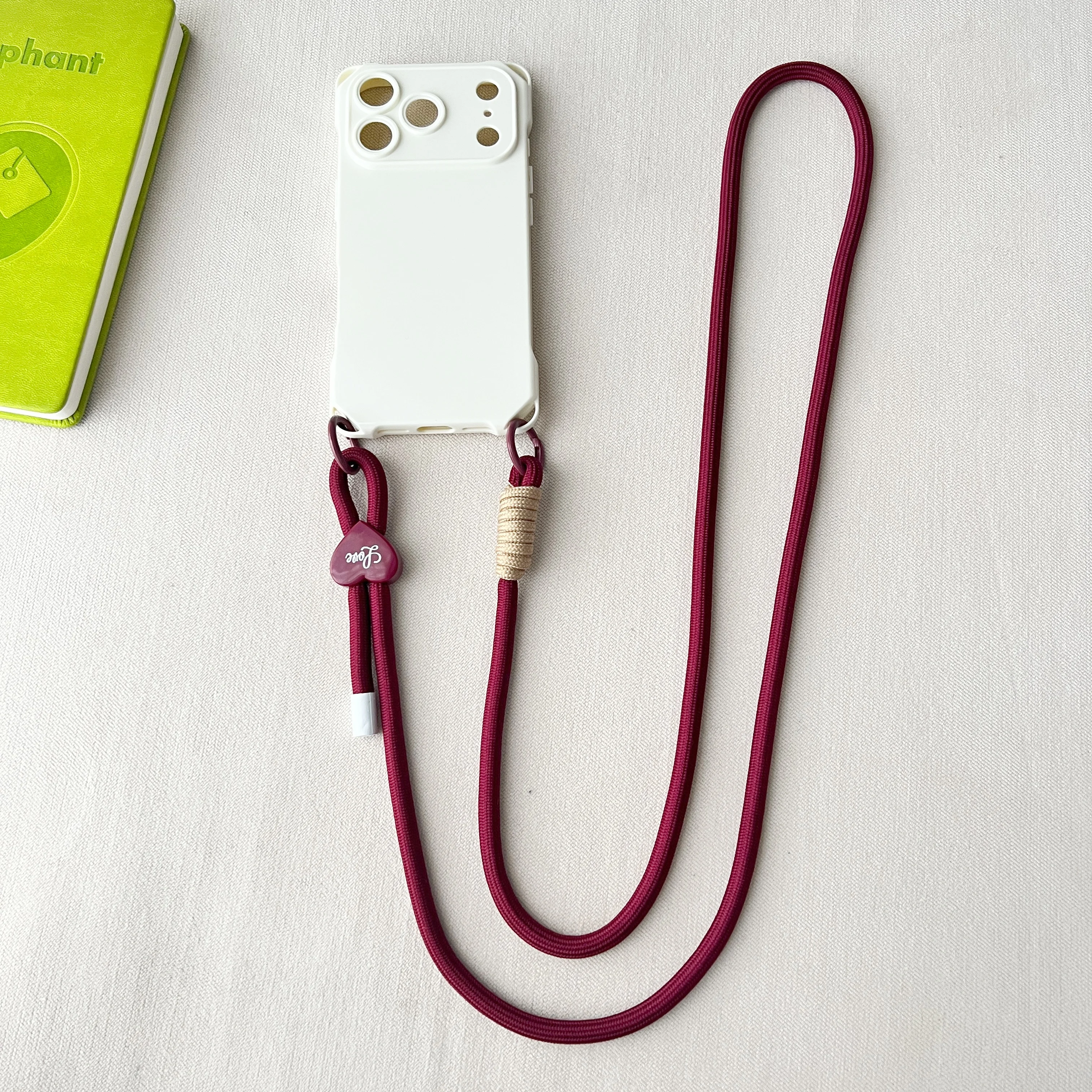 Adjustable Cross-Body Phone Case with Long Strap and Air Protective Design