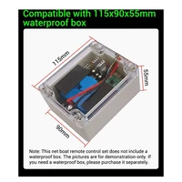 RX40G Wireless Remote Control Kit One-Hand Transmitter Plastic GPS One Click Return For RC Tug Boat 2
