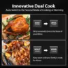 Large Air Fryer, 19-In-1 Air Fryer Toaster Oven Combo with Rotisserie and Dehydrator, Digital Convection Oven Countertop Airfrye 3